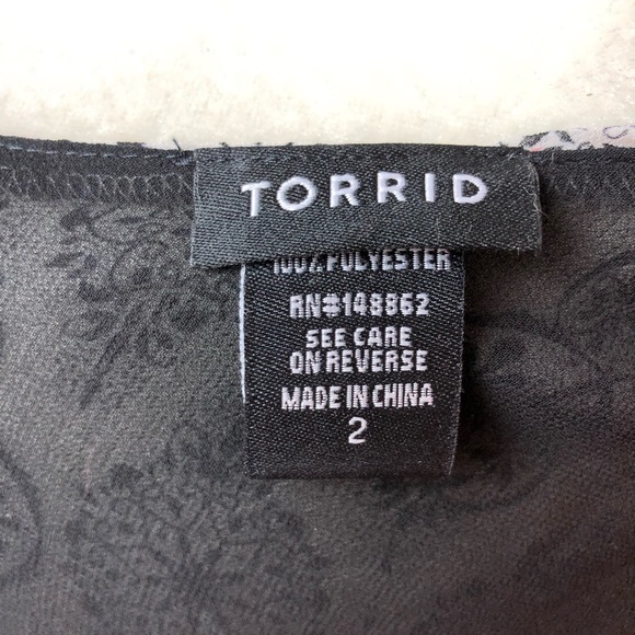 Torrid 2X Chiffon Double Layer Strappy Cami Tank - Picture 6 of 6